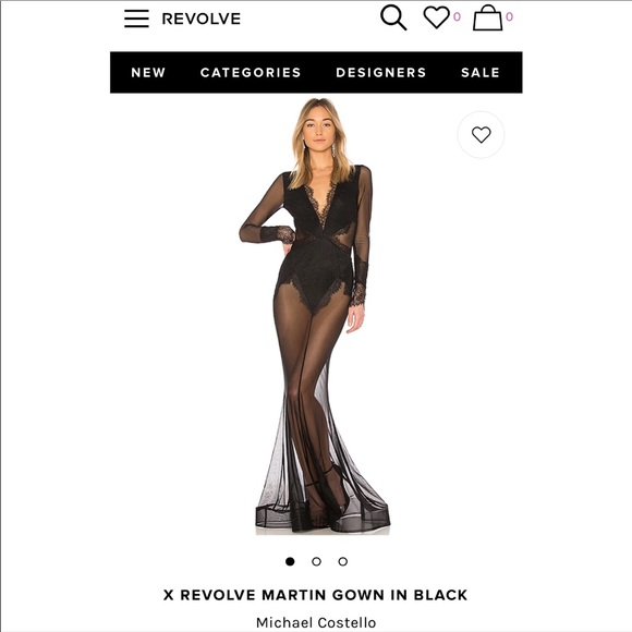 x revolve martin gown